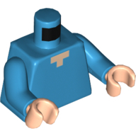 Lego tělo, azurová tmavá (6104050)
